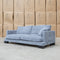 The Jersey Deep Seated Feather & Foam Three Seat Sofa - Frost available to purchase from Warehouse Furniture Clearance at our next sale event.