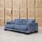 The Jersey Deep Seated Feather & Foam Two Seat Sofa - Licorice available to purchase from Warehouse Furniture Clearance at our next sale event.