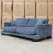 The Jersey Deep Seated Feather & Foam Three Seat Sofa - Licorice available to purchase from Warehouse Furniture Clearance at our next sale event.