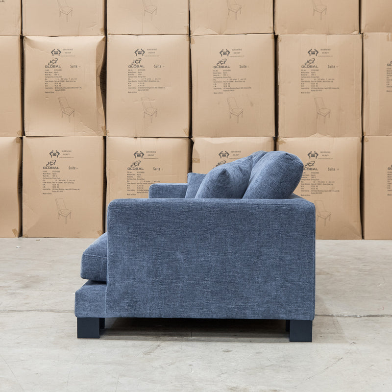 The Jersey Deep Seated Feather & Foam Two Seat Sofa - Licorice available to purchase from Warehouse Furniture Clearance at our next sale event.