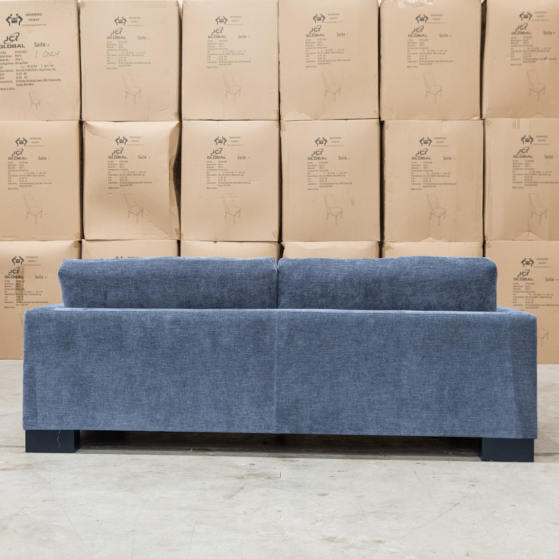 The Jersey Deep Seated Feather & Foam Three Seat Sofa - Licorice available to purchase from Warehouse Furniture Clearance at our next sale event.