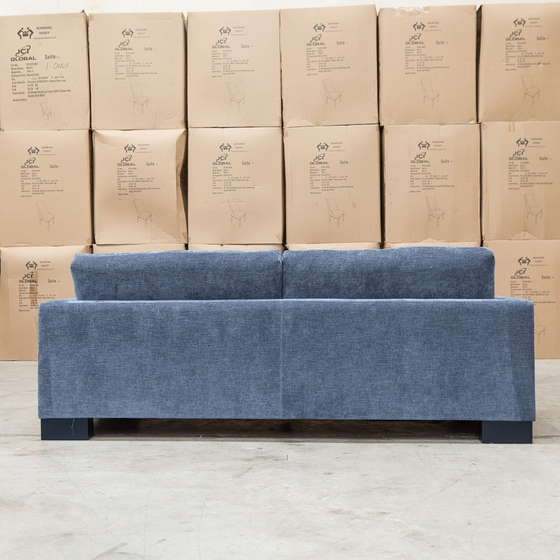 The Jersey Deep Seated Feather & Foam Two Seat Sofa - Licorice available to purchase from Warehouse Furniture Clearance at our next sale event.
