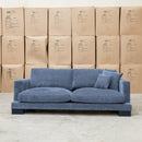 The Jersey Deep Seated Feather & Foam Three Seat Sofa - Licorice available to purchase from Warehouse Furniture Clearance at our next sale event.