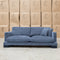 The Jersey Deep Seated Feather & Foam Two Seat Sofa - Licorice available to purchase from Warehouse Furniture Clearance at our next sale event.