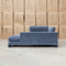 The Jersey Deep Seated Feather & Foam RHF Chaise Lounge - Licorice available to purchase from Warehouse Furniture Clearance at our next sale event.
