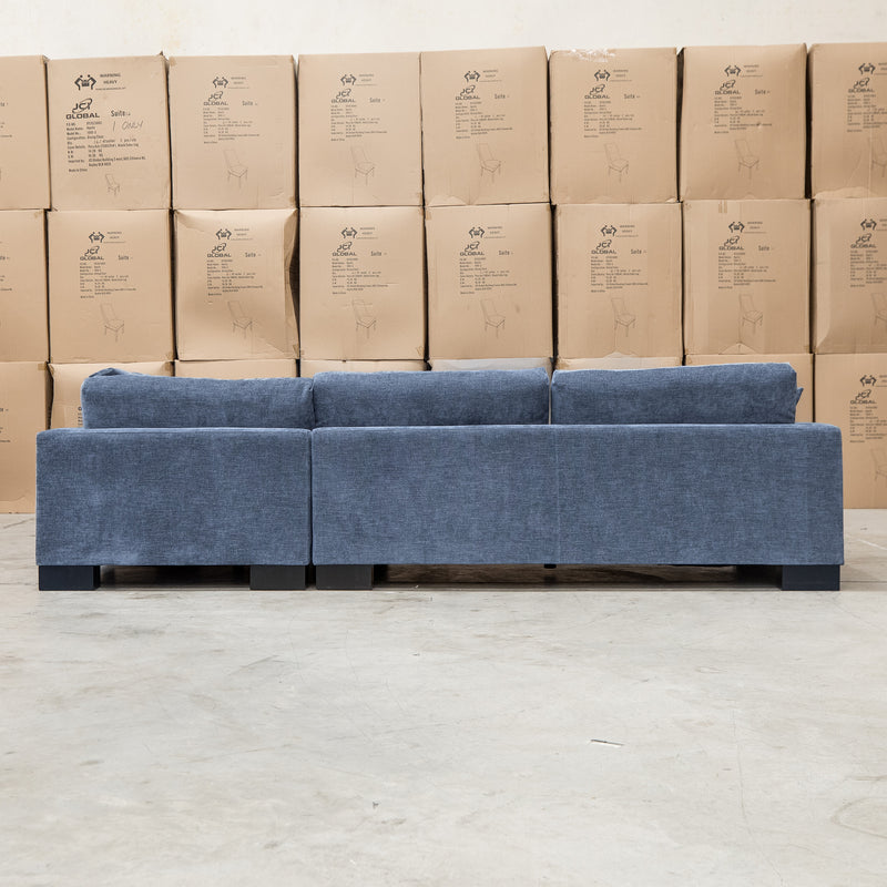 The Jersey Deep Seated Feather & Foam RHF Chaise Lounge - Licorice available to purchase from Warehouse Furniture Clearance at our next sale event.