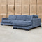 The Jersey Deep Seated Feather & Foam RHF Chaise Lounge - Licorice available to purchase from Warehouse Furniture Clearance at our next sale event.