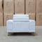 The Khloe Fabric Armchair - Whisper available to purchase from Warehouse Furniture Clearance at our next sale event.