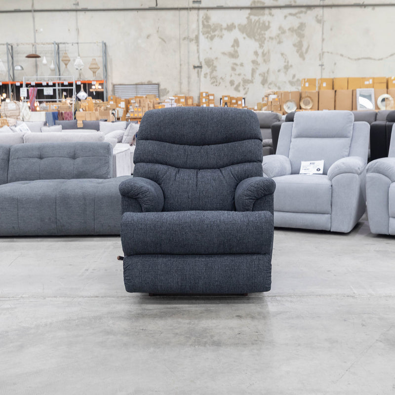The La-Z-Boy Cortland Rocker Recliner - Braxton Onyx - Floor Stock available to purchase from Warehouse Furniture Clearance at our next sale event.