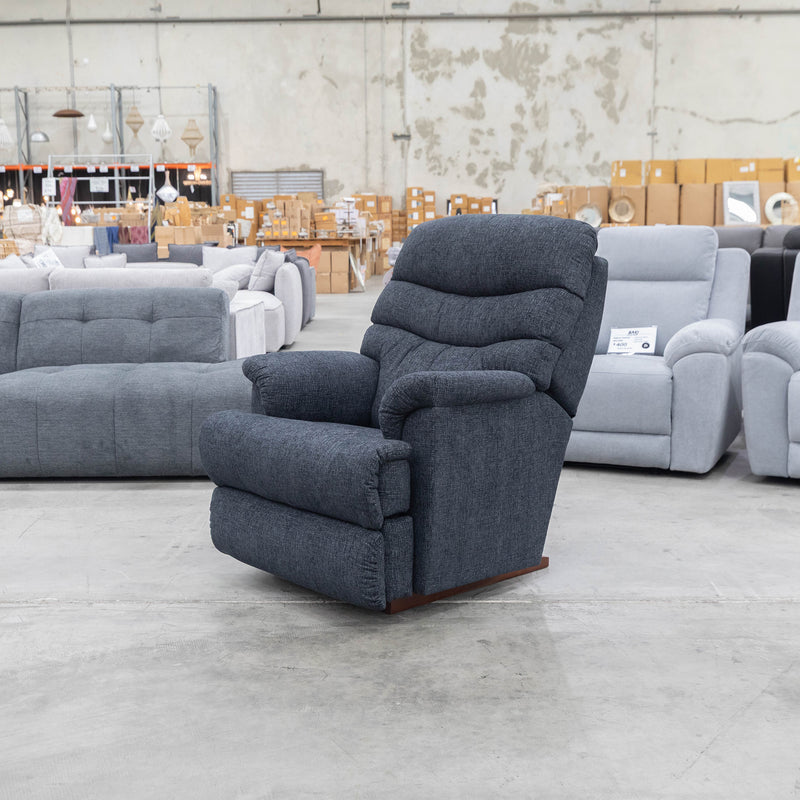 The La-Z-Boy Cortland Rocker Recliner - Braxton Onyx - Floor Stock available to purchase from Warehouse Furniture Clearance at our next sale event.