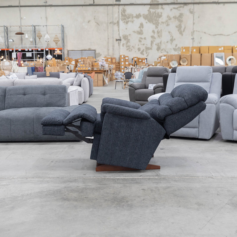 The La-Z-Boy Cortland Rocker Recliner - Braxton Onyx - Floor Stock available to purchase from Warehouse Furniture Clearance at our next sale event.
