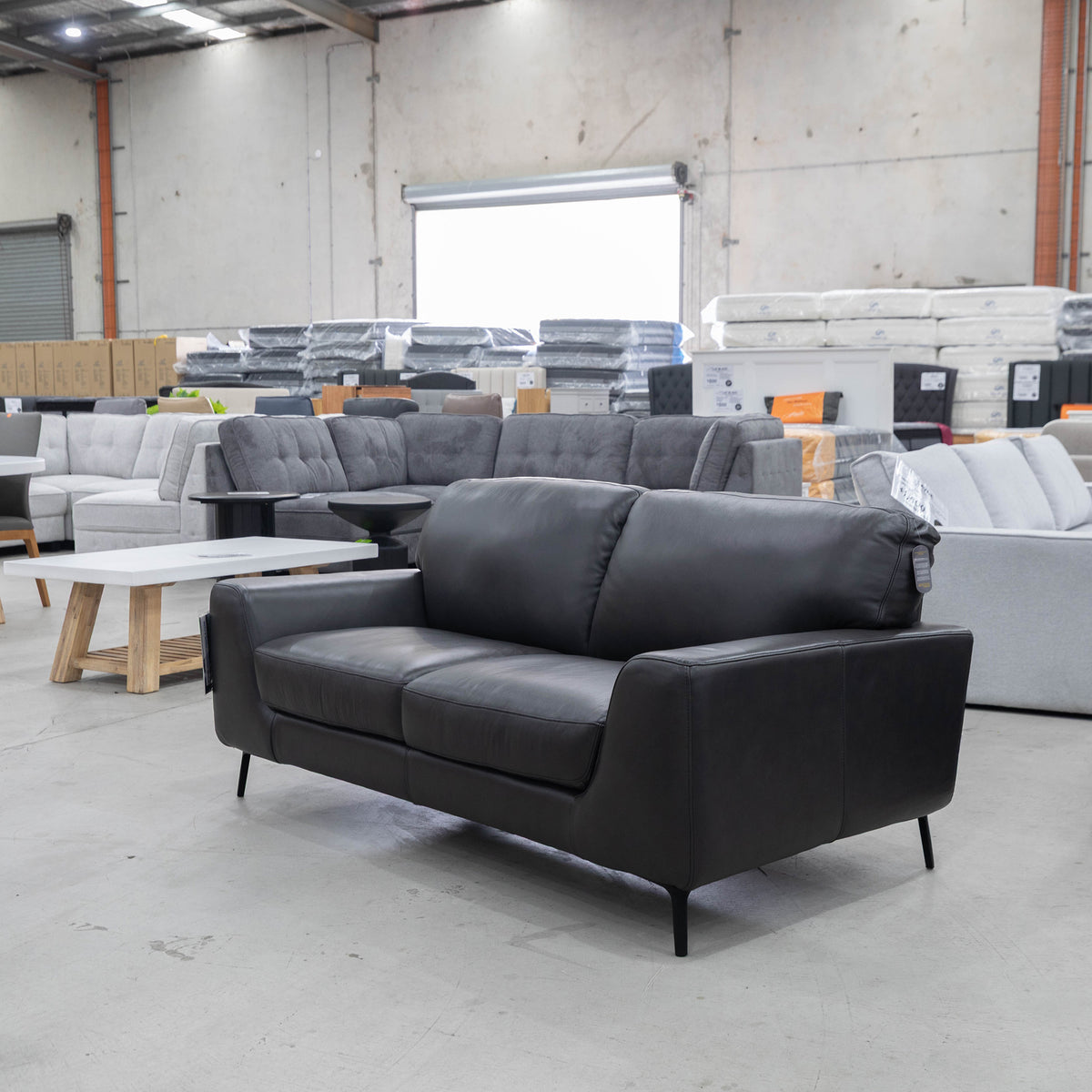 The La-Z-Boy Luton 2.5 Seat Sofa - Chesapeake Slate - Floor Stock available to purchase from Warehouse Furniture Clearance at our next sale event.
