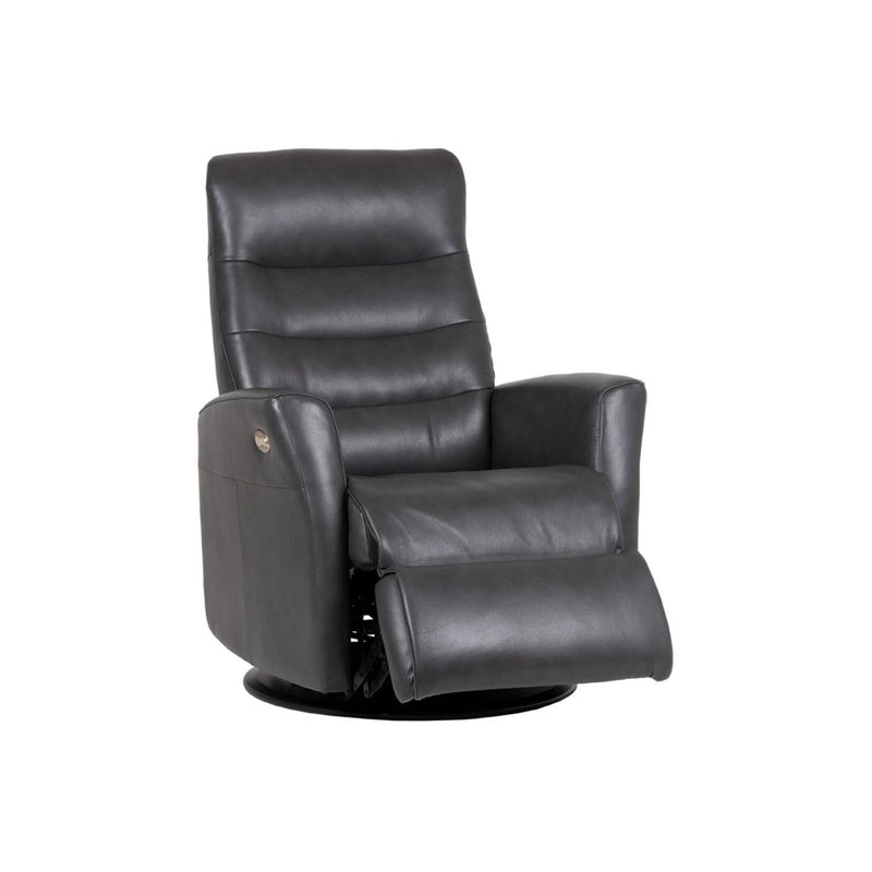 The La-Z-Boy Nova Power Rocker Recliner Swivel Chair - Essenza Graphite - Floor Stock available to purchase from Warehouse Furniture Clearance at our next sale event.
