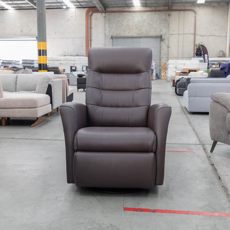 The La-Z-Boy Nova Power Rocker Recliner Swivel Chair - Essenza Espresso available to purchase from Warehouse Furniture Clearance at our next sale event.