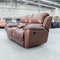 The La-Z-Boy Saxon 2.5 Seat Twin Power Lounge - Juno Whiskey - Floor Stock available to purchase from Warehouse Furniture Clearance at our next sale event.