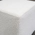The Laura Boucle Ottoman - Cream