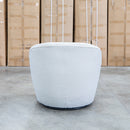 Laura Boucle Swivel Armchair - Cream