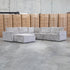 Layne Modular Corner Lounge with Ottoman - Bark