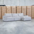 The Layne RHF Chaise Lounge - Bark available to purchase from Warehouse Furniture Clearance at our next sale event.