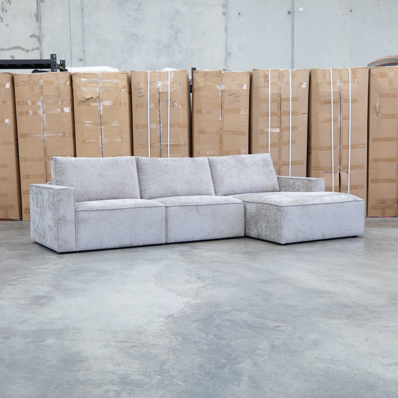 Layne RHF Chaise Lounge - Bark