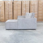 The Layne RHF Chaise Lounge - Bark available to purchase from Warehouse Furniture Clearance at our next sale event.
