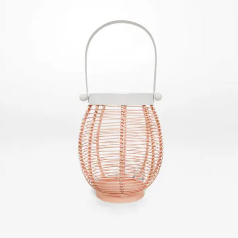 The Rayell Lena Lantern - Peach - ZAH48  - Available Instore Only available to purchase from Warehouse Furniture Clearance at our next sale event.