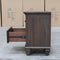 Library Two Drawer Bedside - Grey Oak