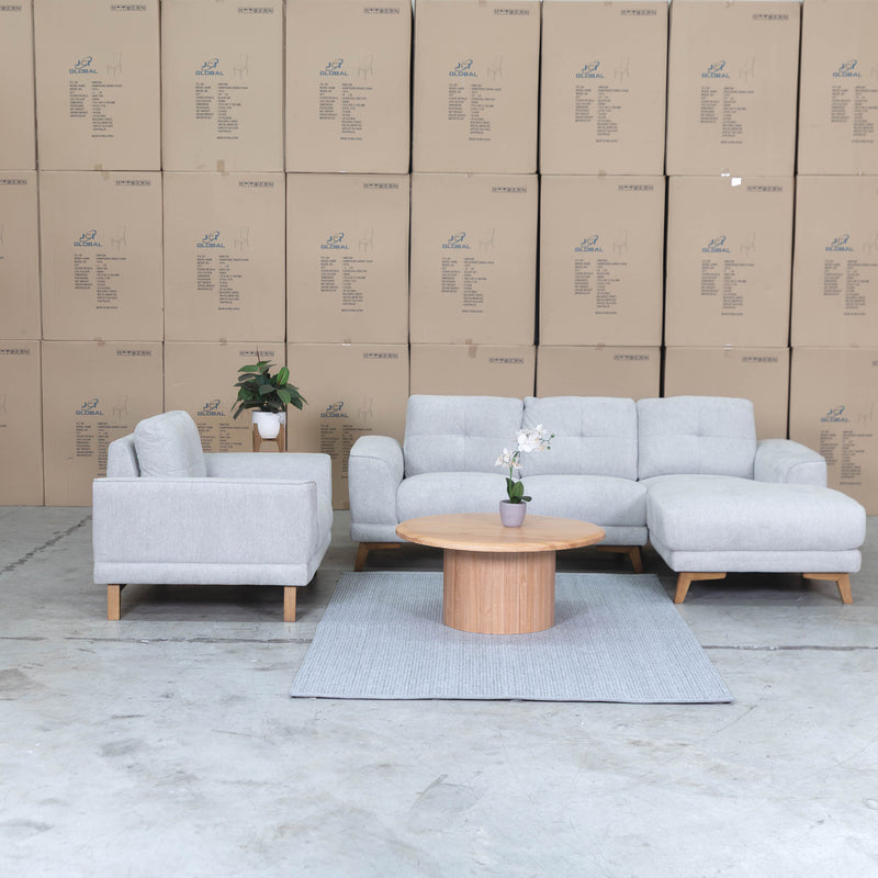 The Bayliss Esplanade 160 x 230cm Indoor/Outdoor Rug - Light Grey available to purchase from Warehouse Furniture Clearance at our next sale event.
