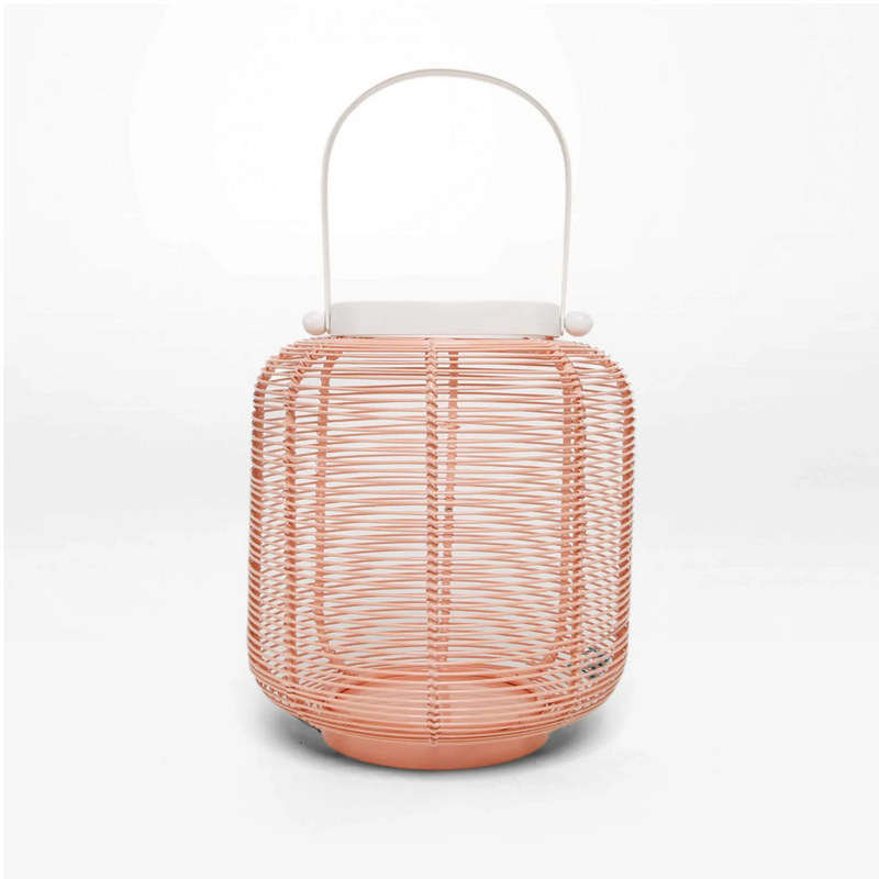 The Rayell Linda Lantern - Peach - ZAH33  - Available Instore Only available to purchase from Warehouse Furniture Clearance at our next sale event.