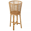 The Linen Weave Bamboo Planter Small - Natural - MO18 - Available In-Store Only available to purchase from Warehouse Furniture Clearance at our next sale event.