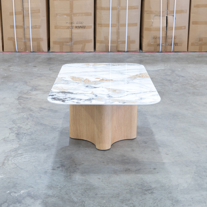 The Lorvani Sintered Stone Rectangle Coffee Table