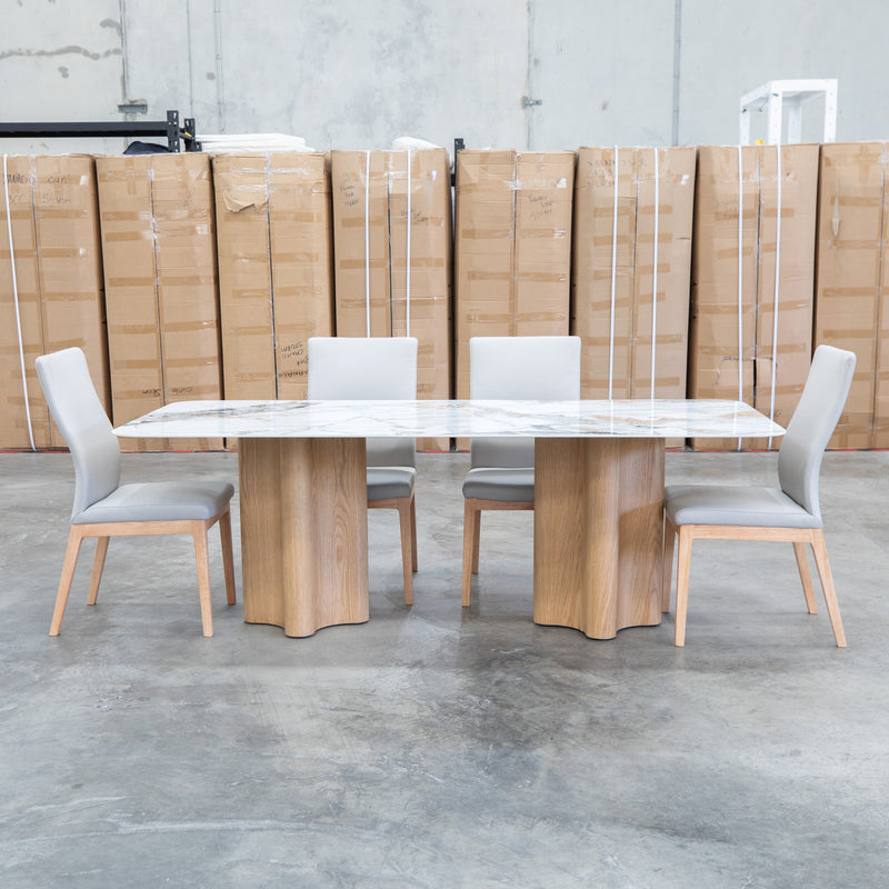 The Lorvani 220cm Sintered Stone Dining Table