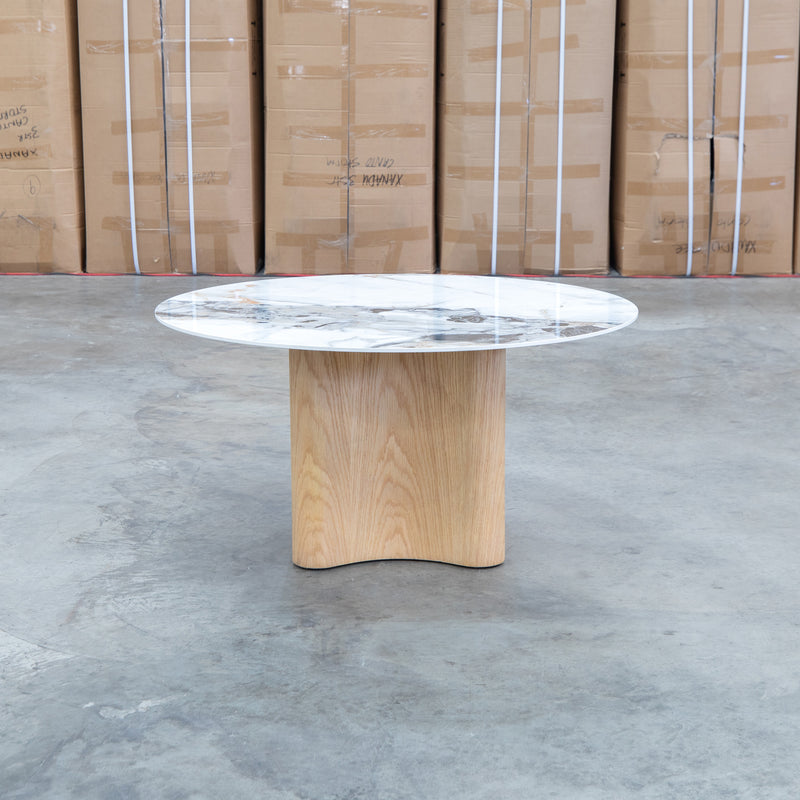 The Lorvani Sintered Stone Round Coffee Table
