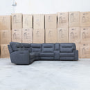The Rottnest Modular Electric Corner Lounge - Grey - Available After 13th October available to purchase from Warehouse Furniture Clearance at our next sale event.