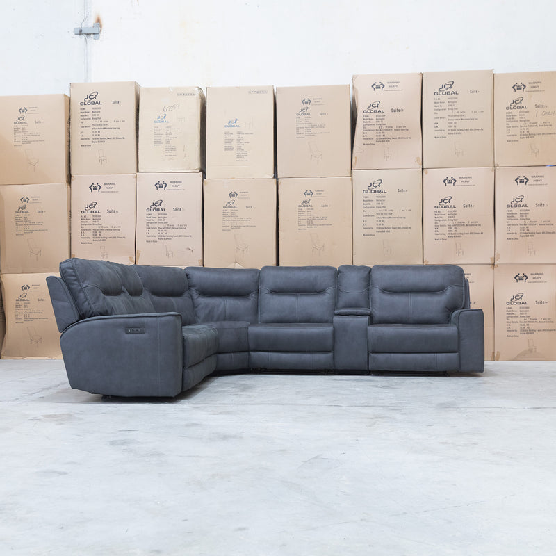 The Rottnest Modular Electric Corner Lounge - Grey - Available After 13th October available to purchase from Warehouse Furniture Clearance at our next sale event.