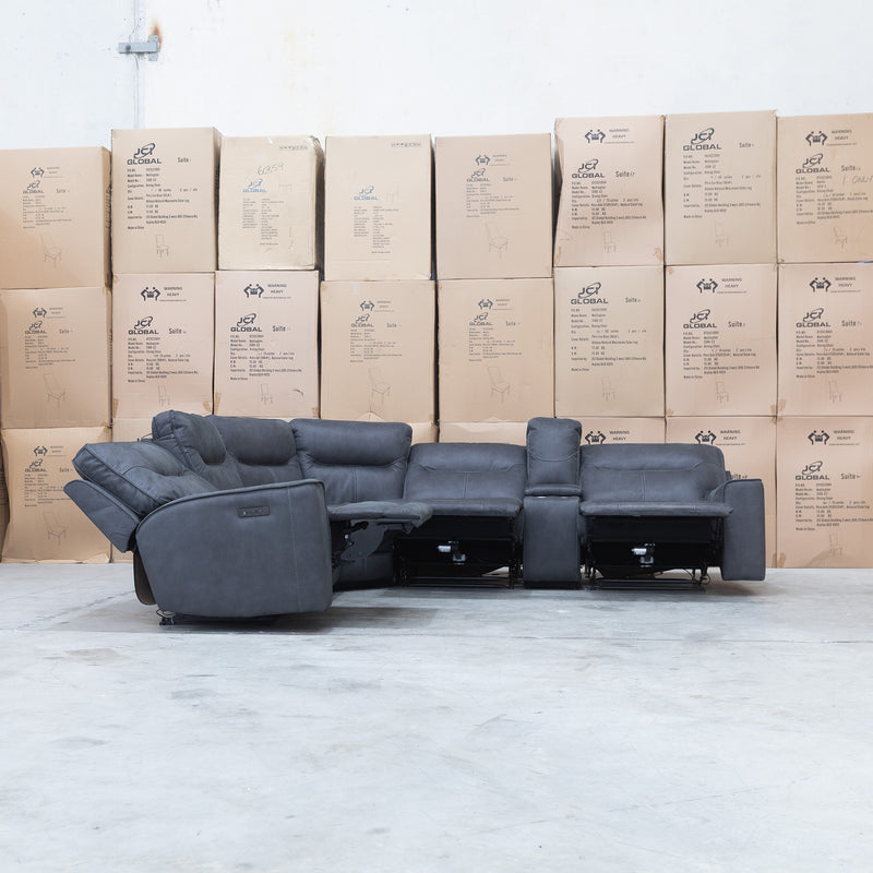 The Rottnest Modular Electric Corner Lounge - Grey - Available After 13th October available to purchase from Warehouse Furniture Clearance at our next sale event.