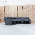The Rottnest Modular Electric Corner Lounge - Grey available to purchase from Warehouse Furniture Clearance at our next sale event.