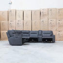 The Rottnest Modular Electric Corner Lounge - Grey - Available After 13th October available to purchase from Warehouse Furniture Clearance at our next sale event.