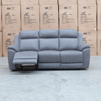 The Bari Three Seat Recliner Lounge - Ash available to purchase from Warehouse Furniture Clearance at our next sale event.
