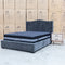 The Avian Queen Fabric Bed – Charcoal available to purchase from Warehouse Furniture Clearance at our next sale event.