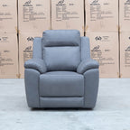The Bari Single Recliner - Ash available to purchase from Warehouse Furniture Clearance at our next sale event.