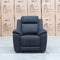 The Bari Single Recliner - Jet available to purchase from Warehouse Furniture Clearance at our next sale event.