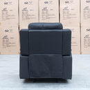 The Bari Single Recliner - Jet available to purchase from Warehouse Furniture Clearance at our next sale event.