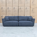 The Villa Deep Seat Feather & Foam Four Seater Lounge - Licorice available to purchase from Warehouse Furniture Clearance at our next sale event.