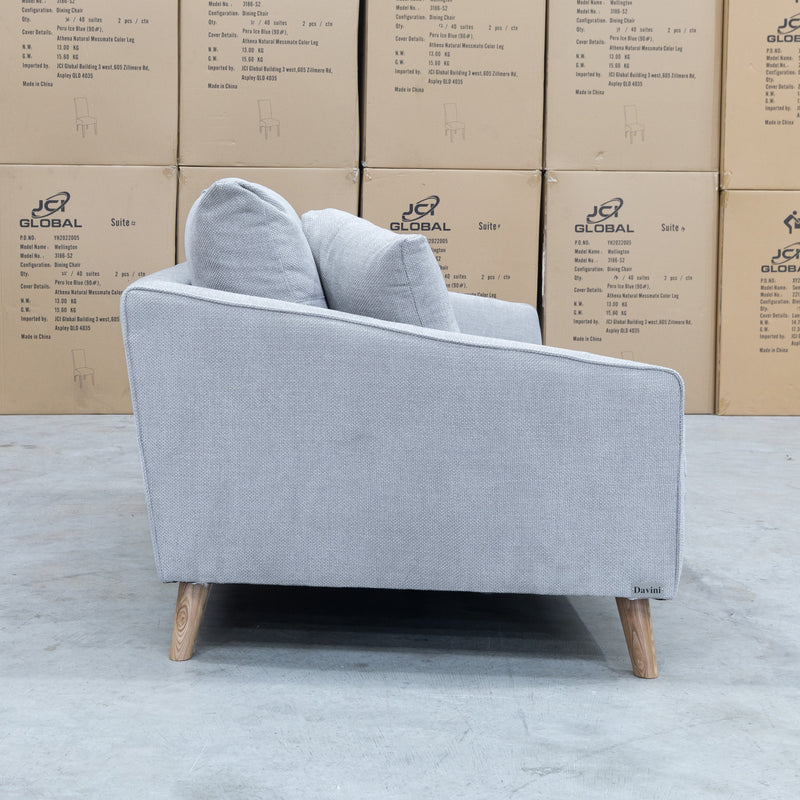 The Carlton Deep Seat Feather & Foam Two Seater Lounge - Slate available to purchase from Warehouse Furniture Clearance at our next sale event.