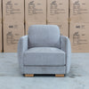 The Boston Armchair - Oat White available to purchase from Warehouse Furniture Clearance at our next sale event.