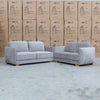 The Boston Two Seat Sofa - Oat White available to purchase from Warehouse Furniture Clearance at our next sale event.