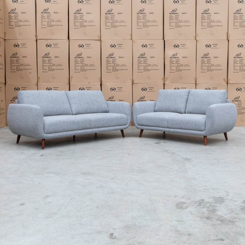 The Donna Two Seat Sofa - Stone 151 available to purchase from Warehouse Furniture Clearance at our next sale event.