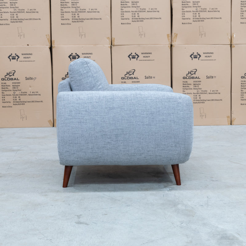 The Donna Single Armchair - Stone 151 available to purchase from Warehouse Furniture Clearance at our next sale event.