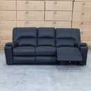 The Caprice Three Seater Electric Recliner - Jet available to purchase from Warehouse Furniture Clearance at our next sale event.